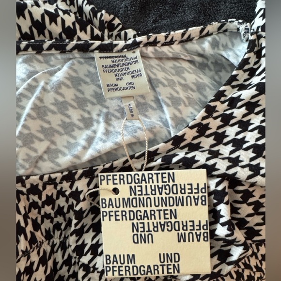 Baum Und Pferdgarten Houndstooth Mini Dress - Picture 6 of 9